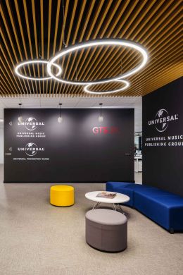 Tromilux lighting at Universal Music Spain reception