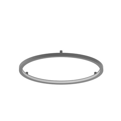 Luminária em forma de donut com luz para dentro da Tromilux