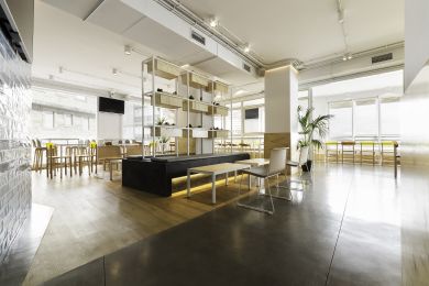 Coffee with Tromilux brand lighting