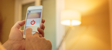 Ismart lighting controlled via mobile phone