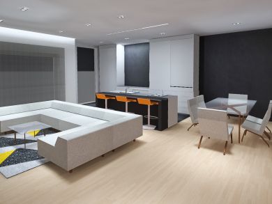 Openspace kitchen and living room lighting study