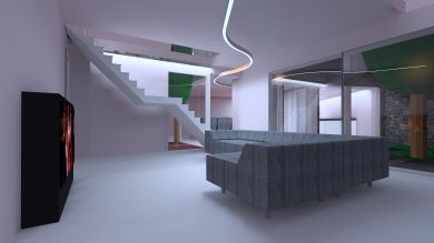 render do dialux de projeto luminotecnico
