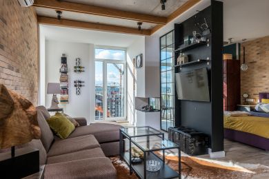Apartamento pequeno em open space